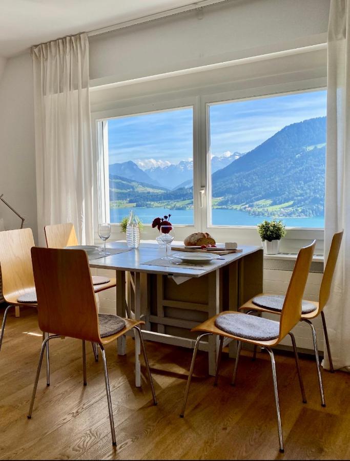 Beautiful Apartment With Fantastic Views Oberägeri 外观 照片